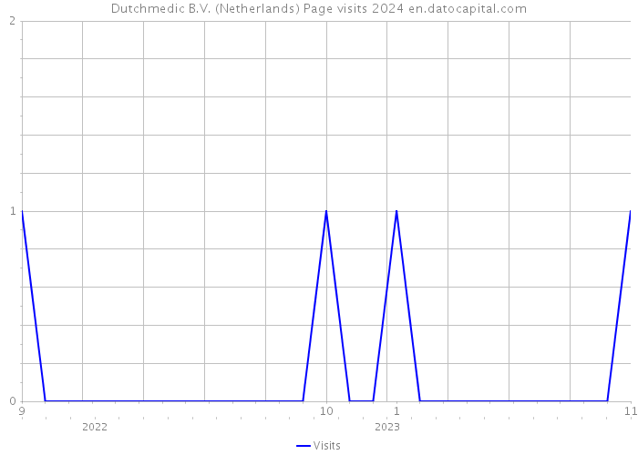 Dutchmedic B.V. (Netherlands) Page visits 2024 