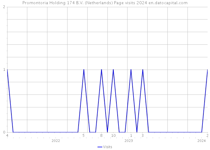 Promontoria Holding 174 B.V. (Netherlands) Page visits 2024 