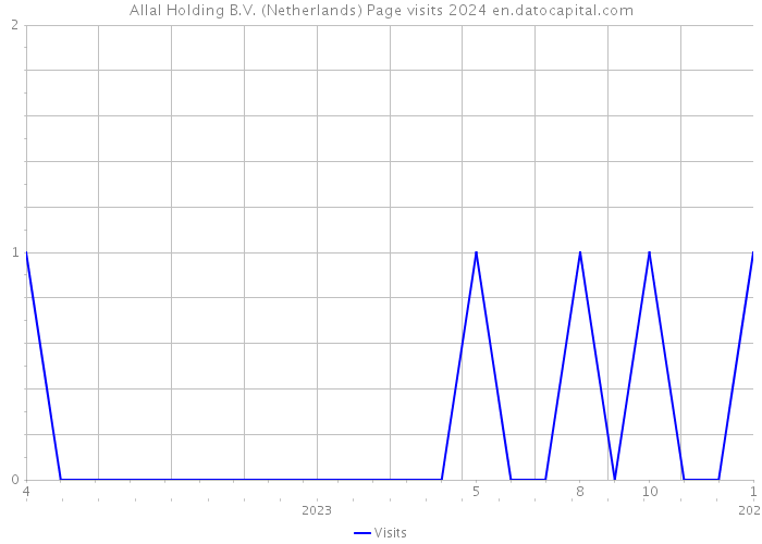 Allal Holding B.V. (Netherlands) Page visits 2024 