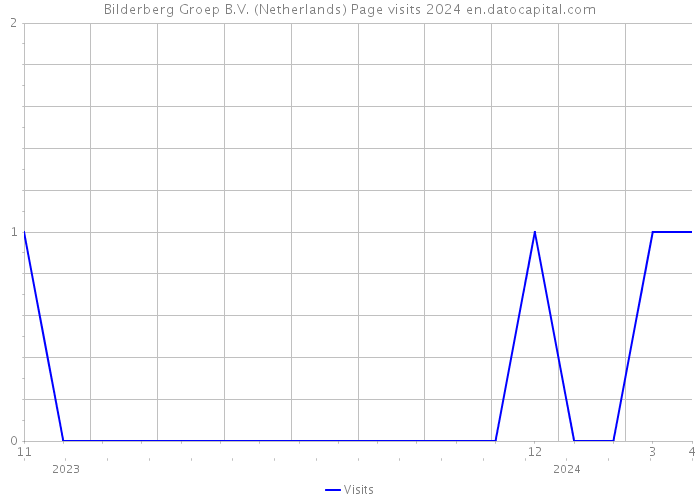 Bilderberg Groep B.V. (Netherlands) Page visits 2024 