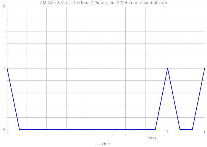 AM Web B.V. (Netherlands) Page visits 2024 