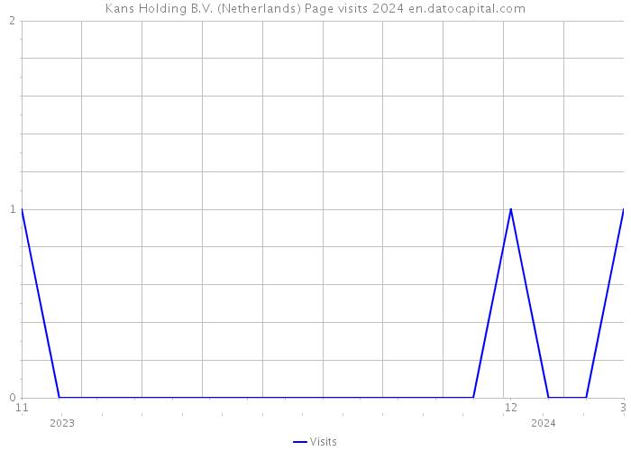 Kans Holding B.V. (Netherlands) Page visits 2024 
