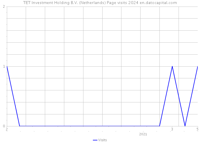 TET Investment Holding B.V. (Netherlands) Page visits 2024 