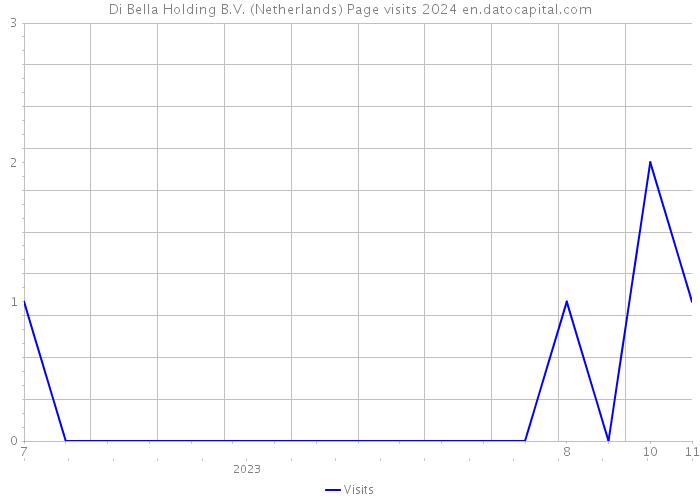 Di Bella Holding B.V. (Netherlands) Page visits 2024 