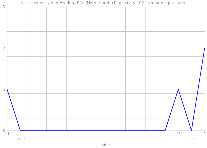 Accresco Vastgoed Holding B.V. (Netherlands) Page visits 2024 