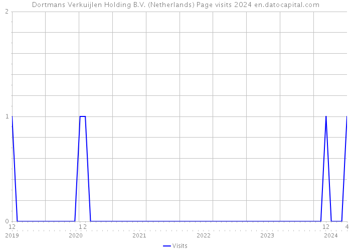 Dortmans Verkuijlen Holding B.V. (Netherlands) Page visits 2024 