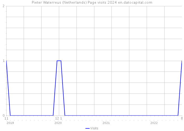 Pieter Waterreus (Netherlands) Page visits 2024 