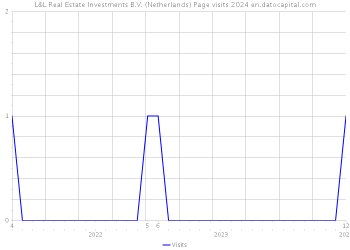 L&L Real Estate Investments B.V. (Netherlands) Page visits 2024 