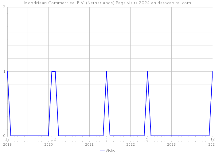 Mondriaan Commercieel B.V. (Netherlands) Page visits 2024 