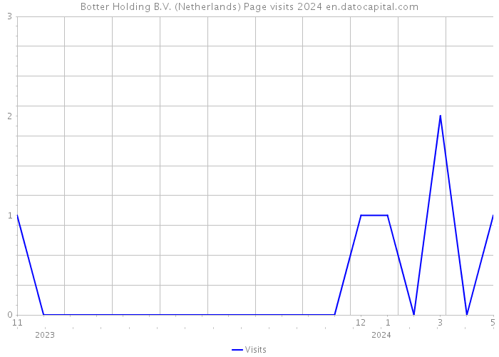 Botter Holding B.V. (Netherlands) Page visits 2024 