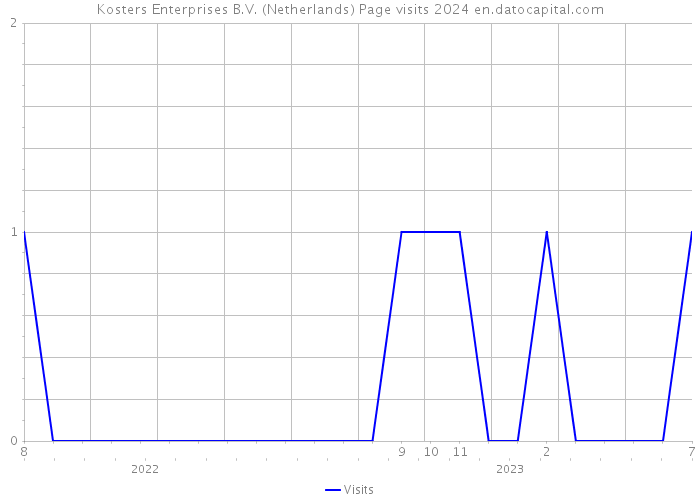 Kosters Enterprises B.V. (Netherlands) Page visits 2024 