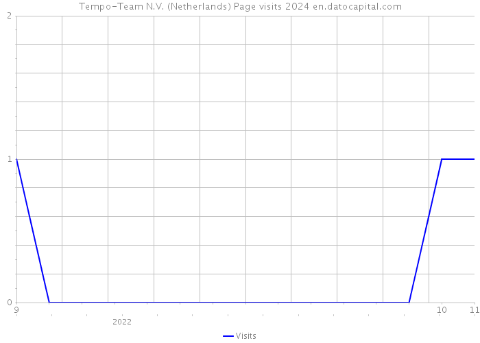 Tempo-Team N.V. (Netherlands) Page visits 2024 