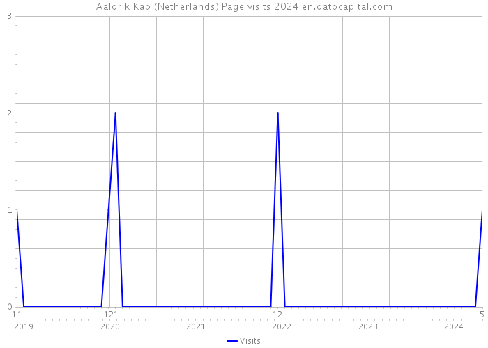 Aaldrik Kap (Netherlands) Page visits 2024 