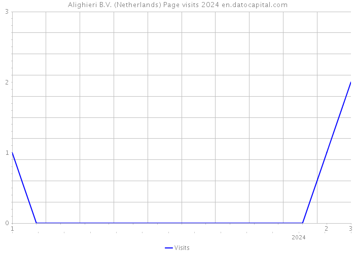 Alighieri B.V. (Netherlands) Page visits 2024 