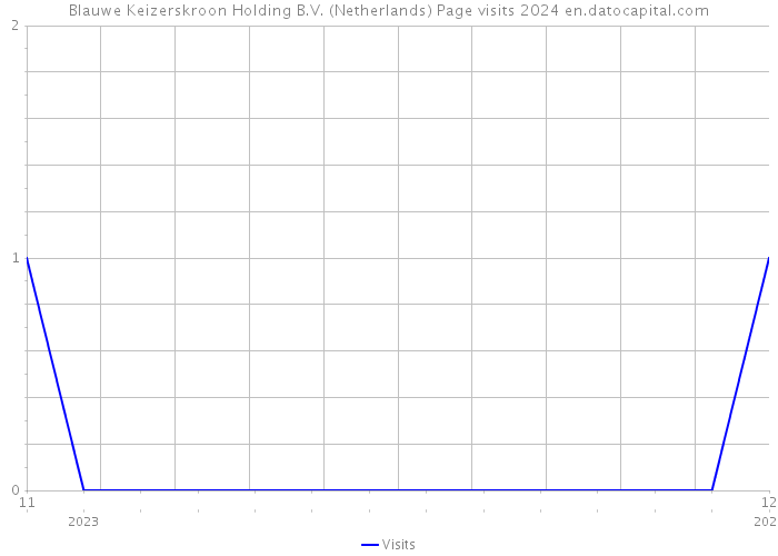Blauwe Keizerskroon Holding B.V. (Netherlands) Page visits 2024 