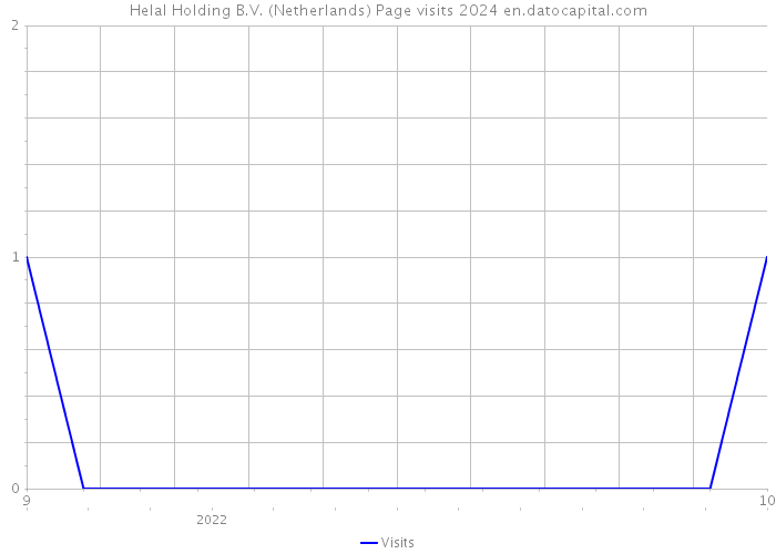 Helal Holding B.V. (Netherlands) Page visits 2024 