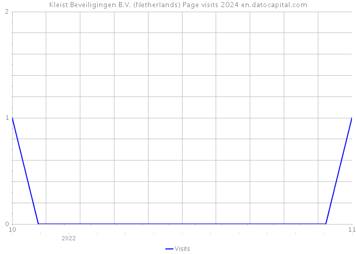 Kleist Beveiligingen B.V. (Netherlands) Page visits 2024 