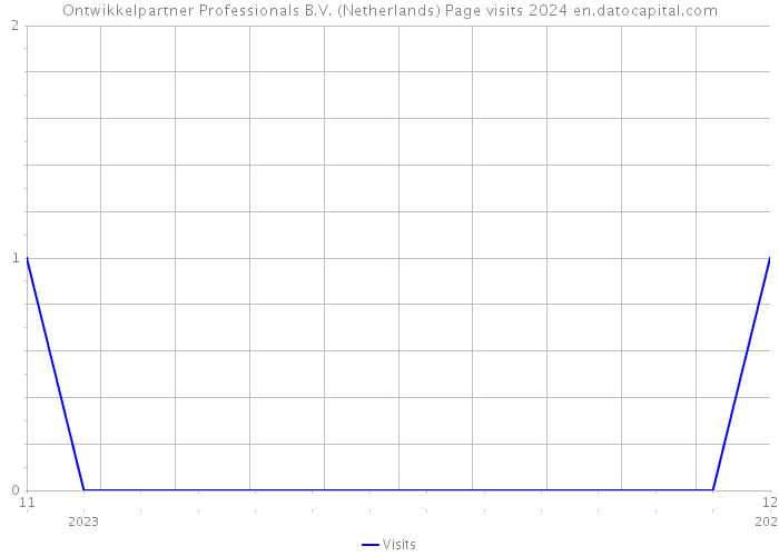 Ontwikkelpartner Professionals B.V. (Netherlands) Page visits 2024 