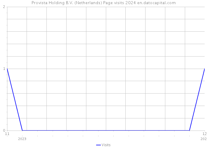 Provista Holding B.V. (Netherlands) Page visits 2024 