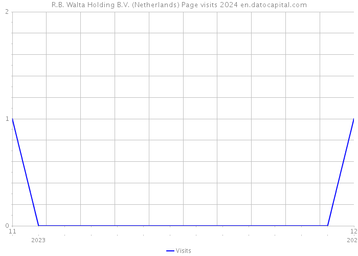 R.B. Walta Holding B.V. (Netherlands) Page visits 2024 