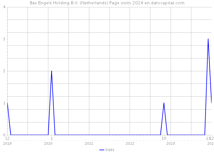 Bas Engels Holding B.V. (Netherlands) Page visits 2024 