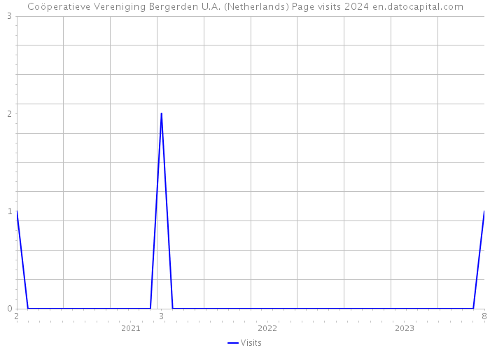 Coöperatieve Vereniging Bergerden U.A. (Netherlands) Page visits 2024 