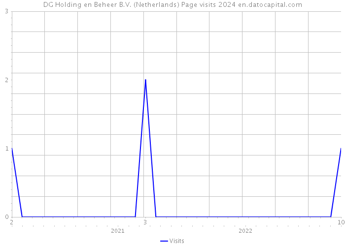 DG Holding en Beheer B.V. (Netherlands) Page visits 2024 