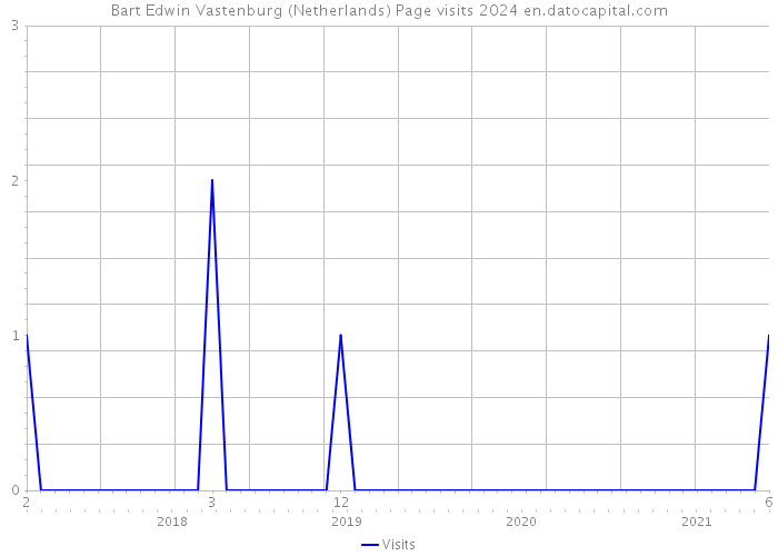 Bart Edwin Vastenburg (Netherlands) Page visits 2024 