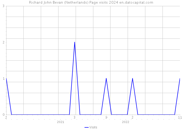 Richard John Bevan (Netherlands) Page visits 2024 