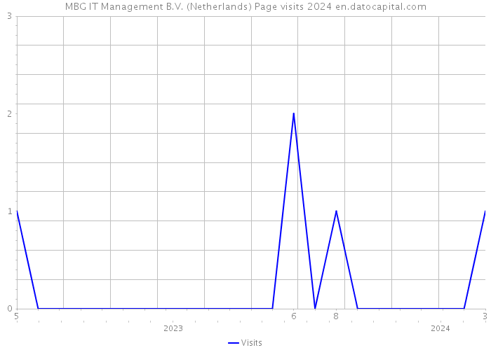 MBG IT Management B.V. (Netherlands) Page visits 2024 