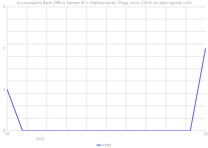 Accountants Back Office Samen B.V. (Netherlands) Page visits 2024 