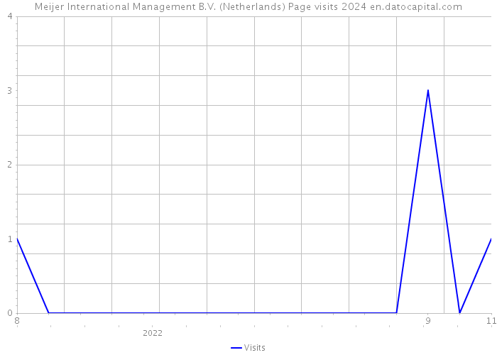 Meijer International Management B.V. (Netherlands) Page visits 2024 