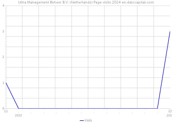 Ultra Management Beheer B.V. (Netherlands) Page visits 2024 