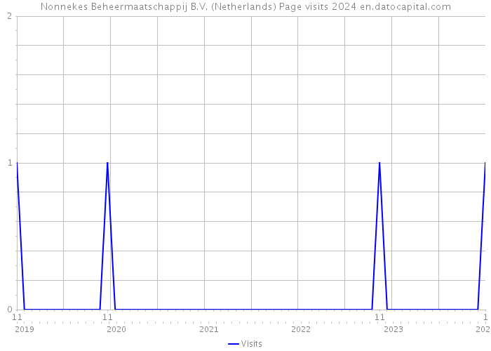 Nonnekes Beheermaatschappij B.V. (Netherlands) Page visits 2024 
