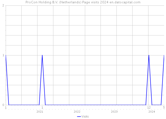 ProCon Holding B.V. (Netherlands) Page visits 2024 