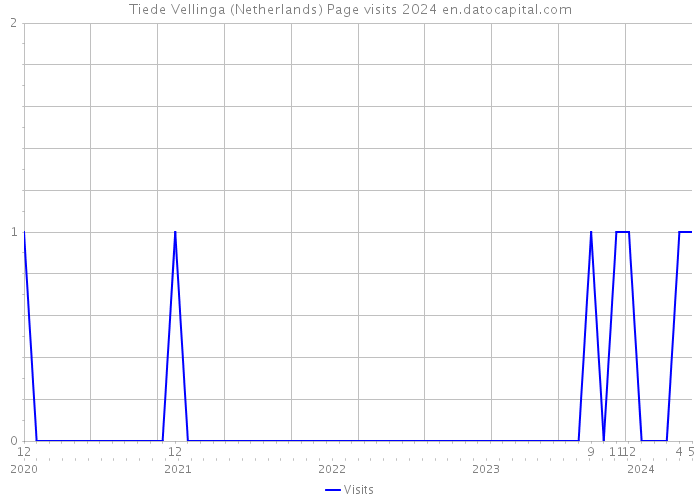 Tiede Vellinga (Netherlands) Page visits 2024 