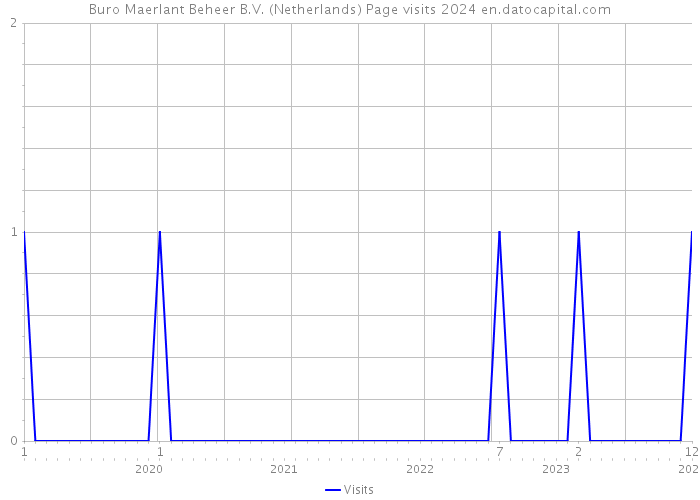 Buro Maerlant Beheer B.V. (Netherlands) Page visits 2024 
