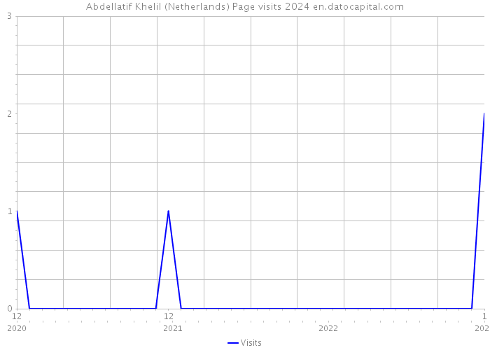 Abdellatif Khelil (Netherlands) Page visits 2024 