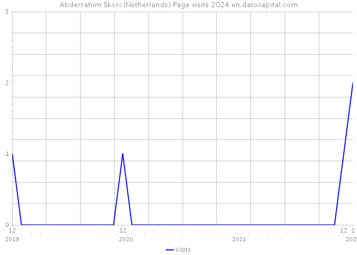 Abderrahim Skori (Netherlands) Page visits 2024 