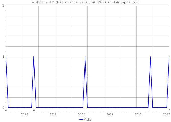 Wishbone B.V. (Netherlands) Page visits 2024 