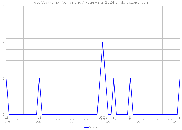 Joey Veerkamp (Netherlands) Page visits 2024 
