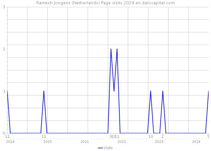 Ramesh Jongens (Netherlands) Page visits 2024 