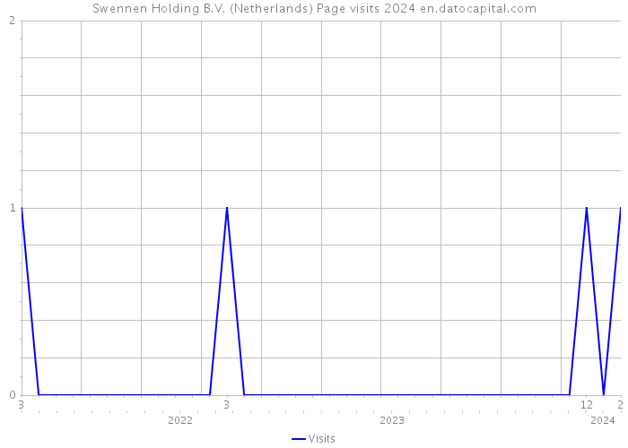 Swennen Holding B.V. (Netherlands) Page visits 2024 