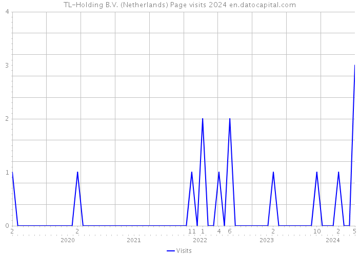 TL-Holding B.V. (Netherlands) Page visits 2024 