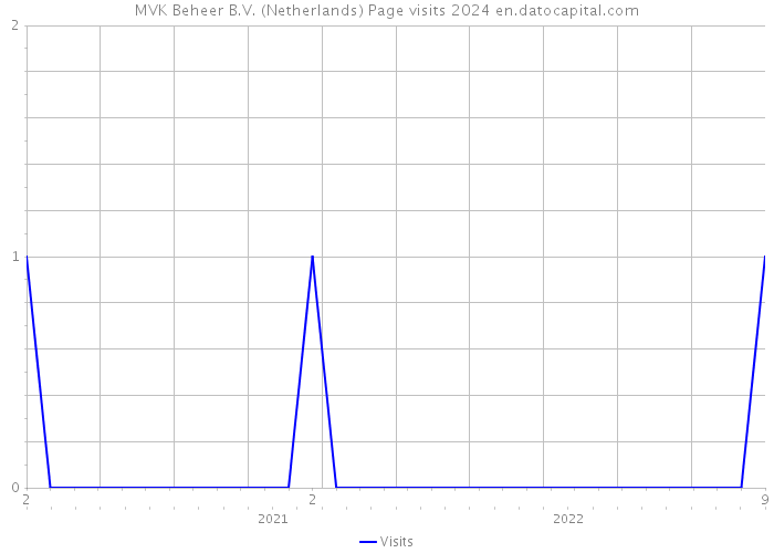 MVK Beheer B.V. (Netherlands) Page visits 2024 