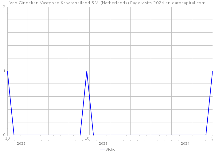 Van Ginneken Vastgoed Kroeteneiland B.V. (Netherlands) Page visits 2024 