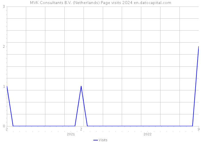 MVK Consultants B.V. (Netherlands) Page visits 2024 