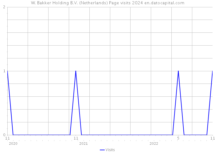 W. Bakker Holding B.V. (Netherlands) Page visits 2024 