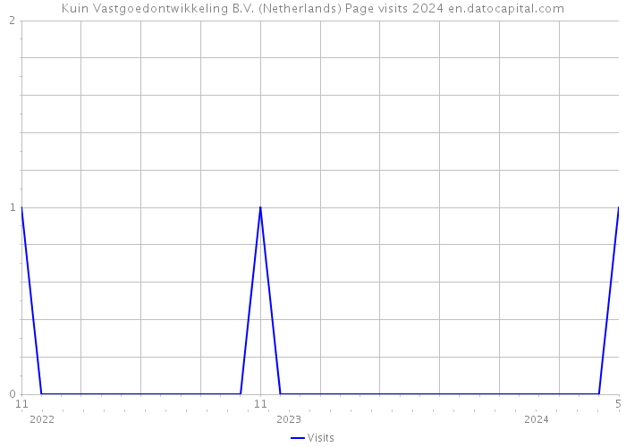 Kuin Vastgoedontwikkeling B.V. (Netherlands) Page visits 2024 