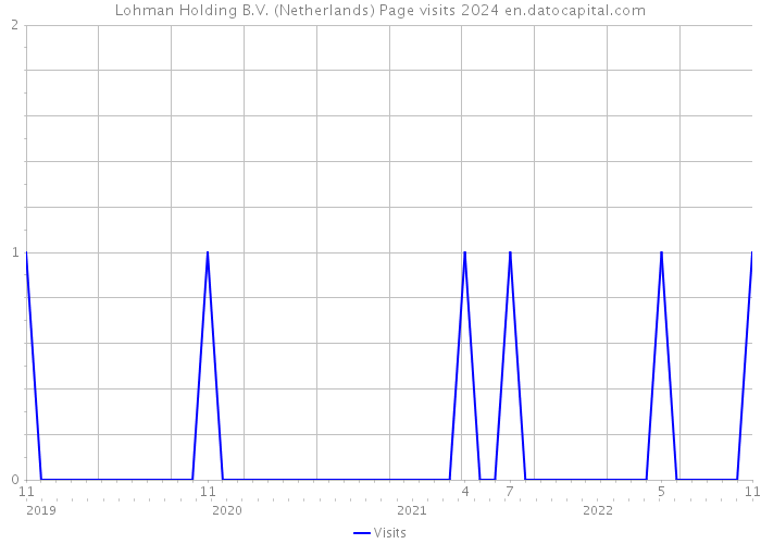 Lohman Holding B.V. (Netherlands) Page visits 2024 